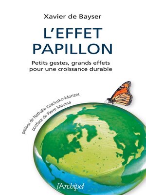 cover image of L'effet papillon--Petits gestes, grands effets pour une croissance durable